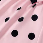 2pcs Baby Girl Ruffled One-Shoulder Cami Top and Naia™ Polka Dots Shorts Set   image 5