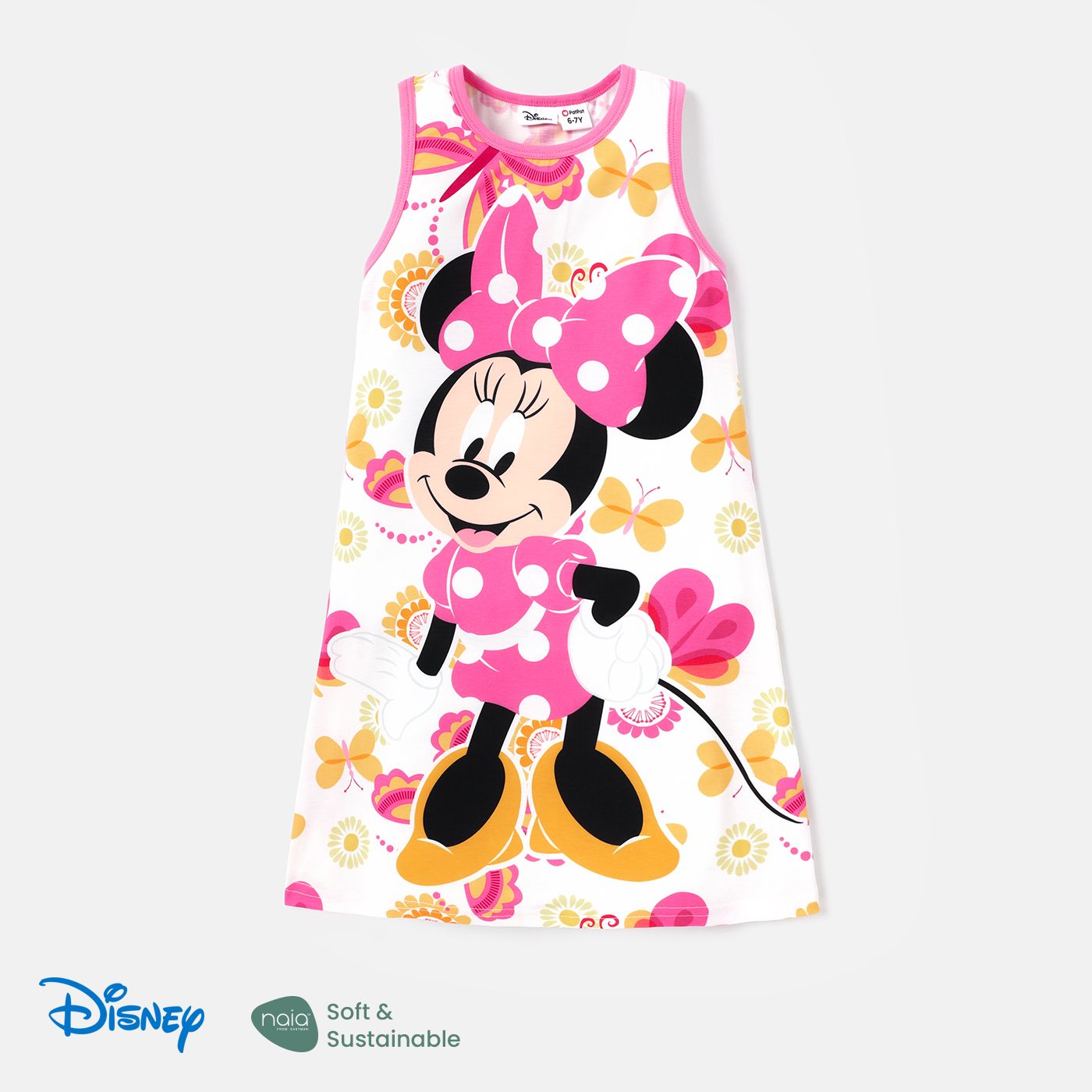 

Disney Mickey and Friends Toddler/Kid Girl Naia™ Character Print Tank Dress