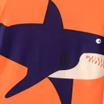 Kid Boy Shark Graphic Short-sleeve Tee  Orange image 4