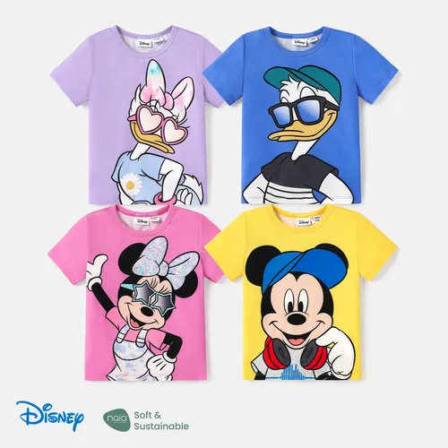 Disney Toddler/Kid Girl/Boy Character Print Naia™ Tee de manga curta