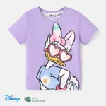 Disney Mickey and Friends 1pc Toddler/Kid Girl/Boy Character Tyedyed/Stripe/Colorful Print Naia™ Short-sleeve Tee Light Purple
