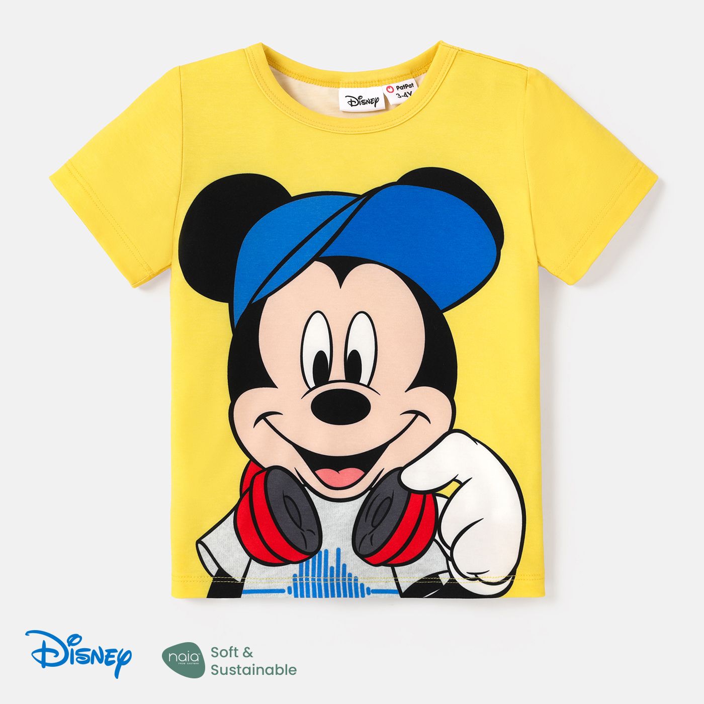 Disney Mickey And Friends 1pc Toddler/Kid Girl/Boy Character Tyedyed/Stripe/Colorful Print Naiaâ¢ Short-sleeve Tee