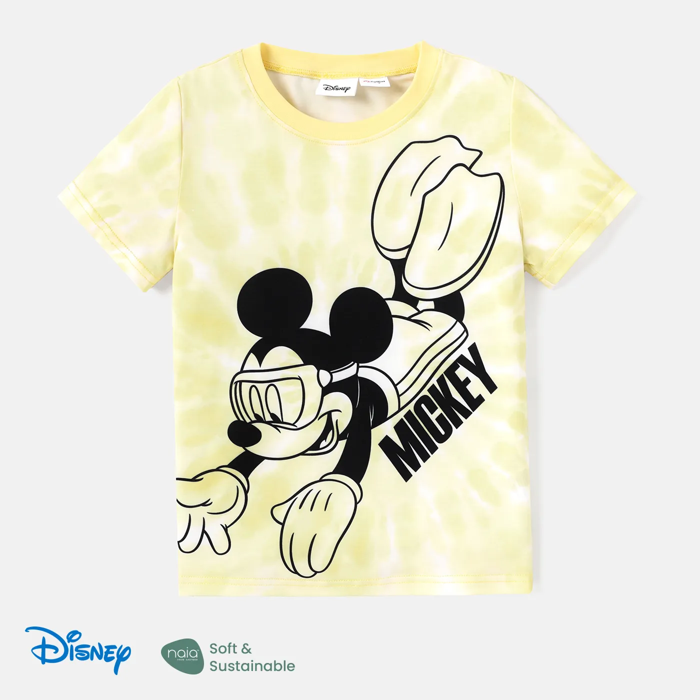 Disney Mickey and Friends Toddler/Kid Girl Character Print Naia™ Short-sleeve Tee LightYellow