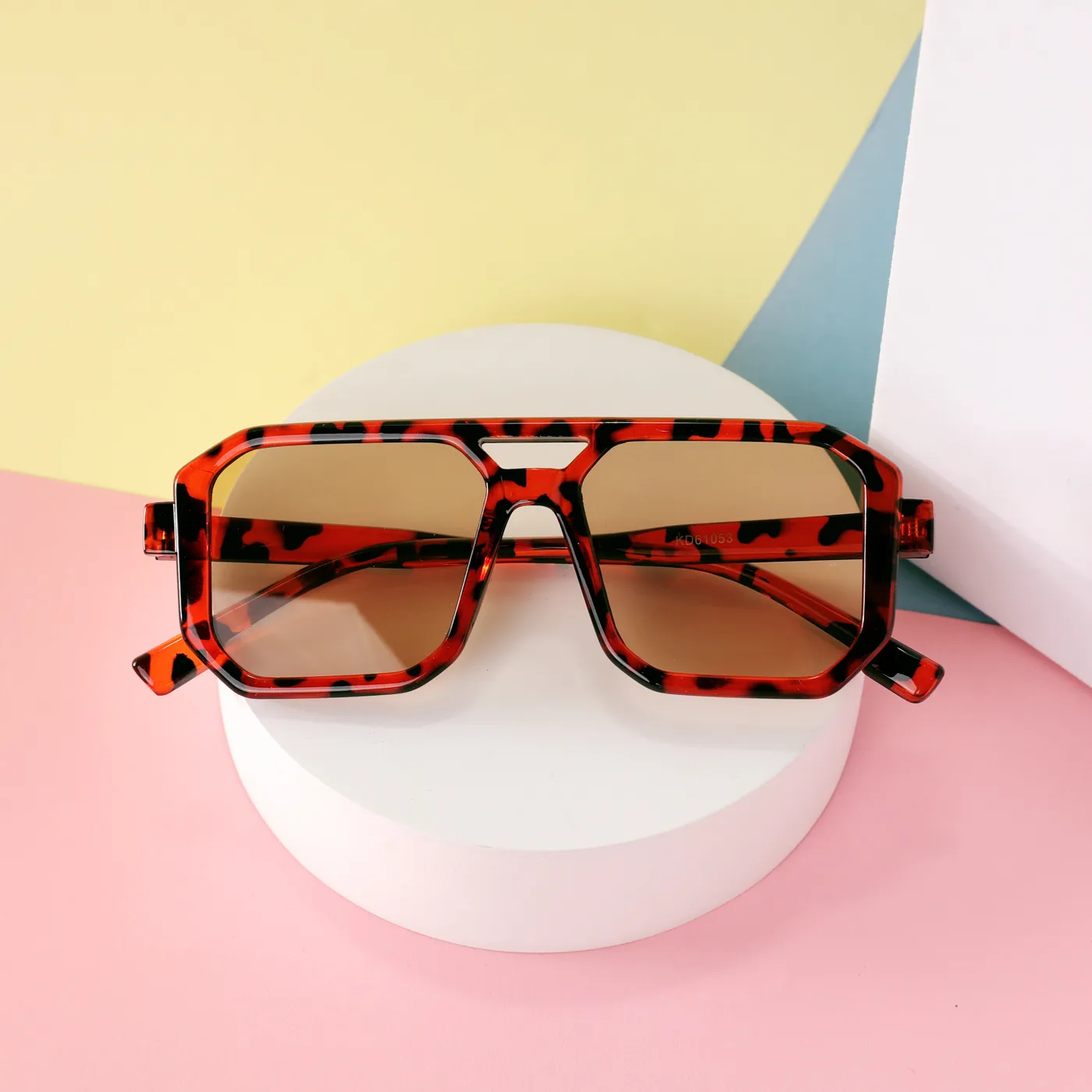 Toddler/Kid Fashion Retro Eyeglass Frame Sunglasses (with Eyeglass Case)