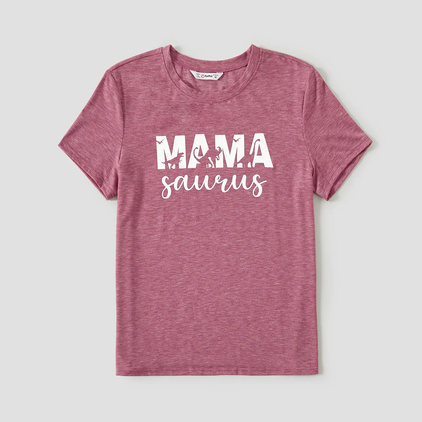 Family Matching Letter Print Short-sleeve Tee