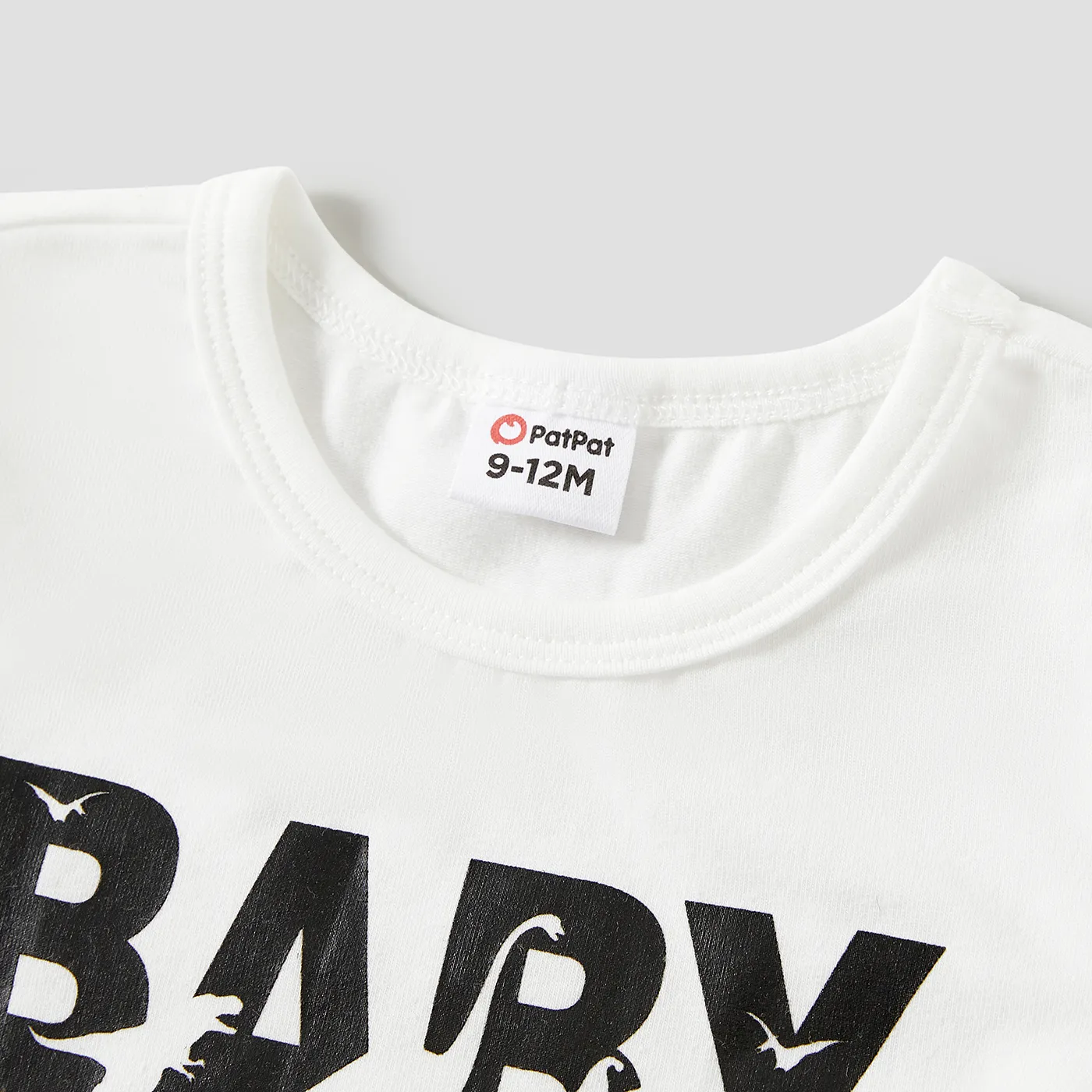 Family Matching Letter Print Short-sleeve Tee MultiColour image 4