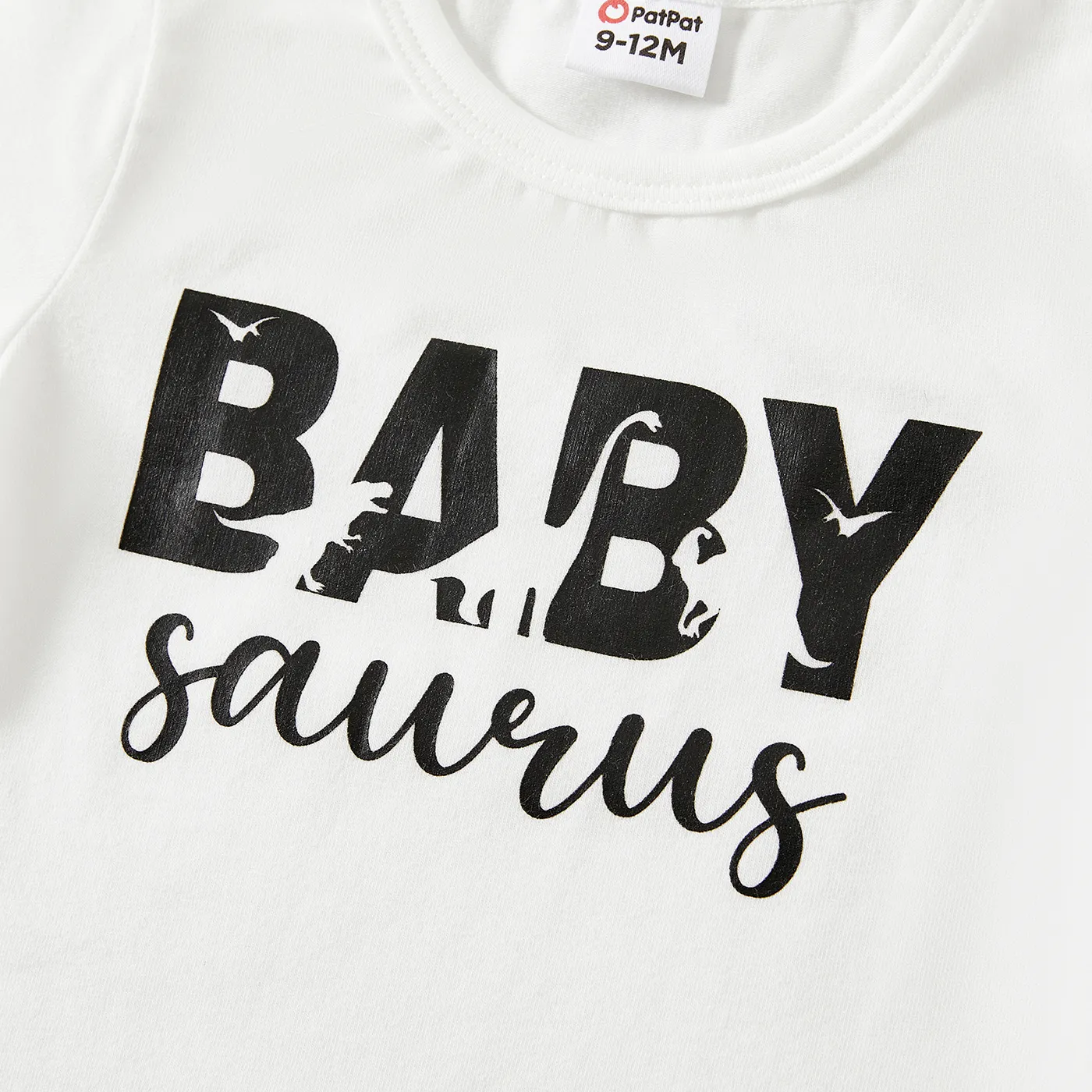 Family Matching Letter Print Short-sleeve Tee MultiColour image 3