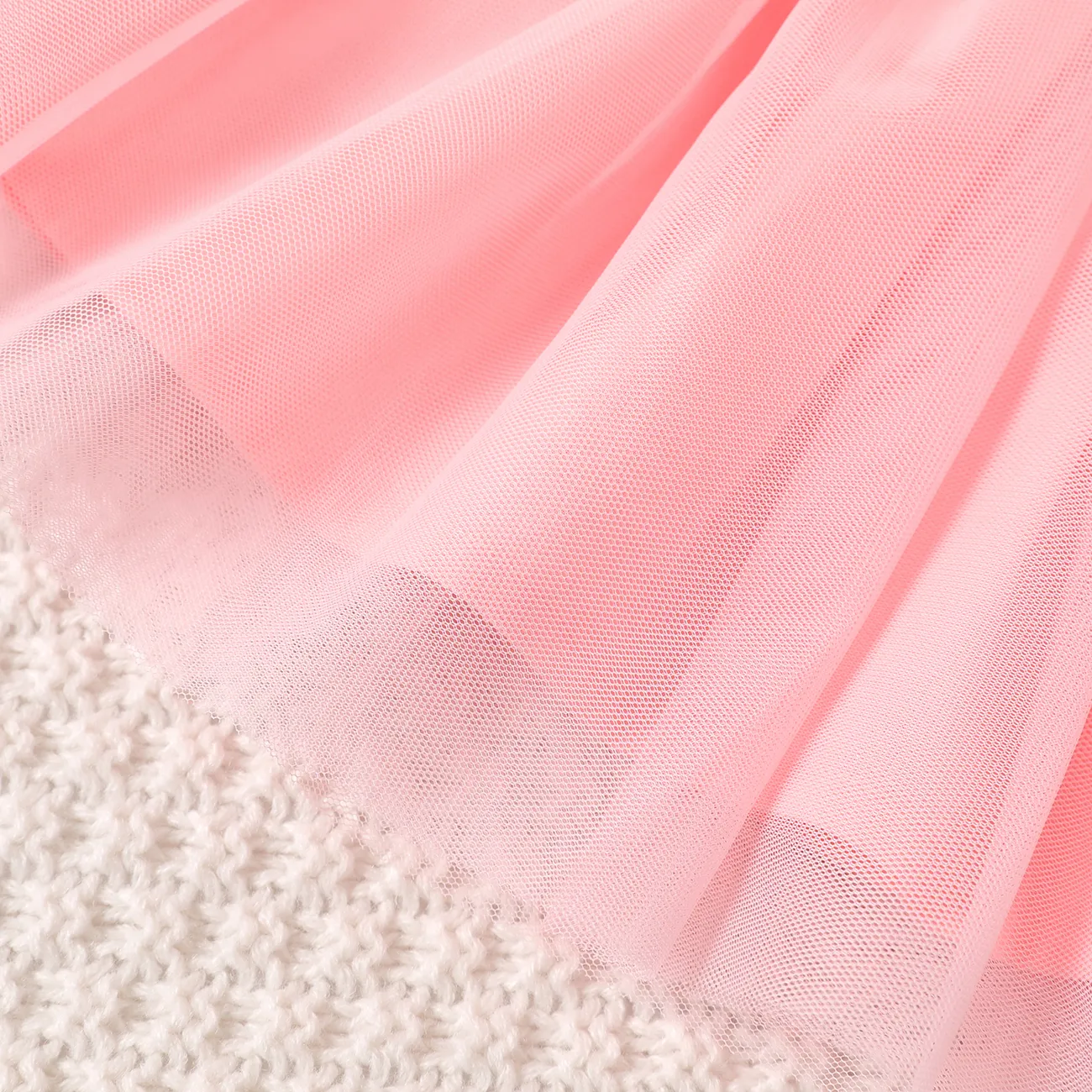2 pièces Bébé Couture de tissus Doux Sans manches Costume jupe Rose big image 1