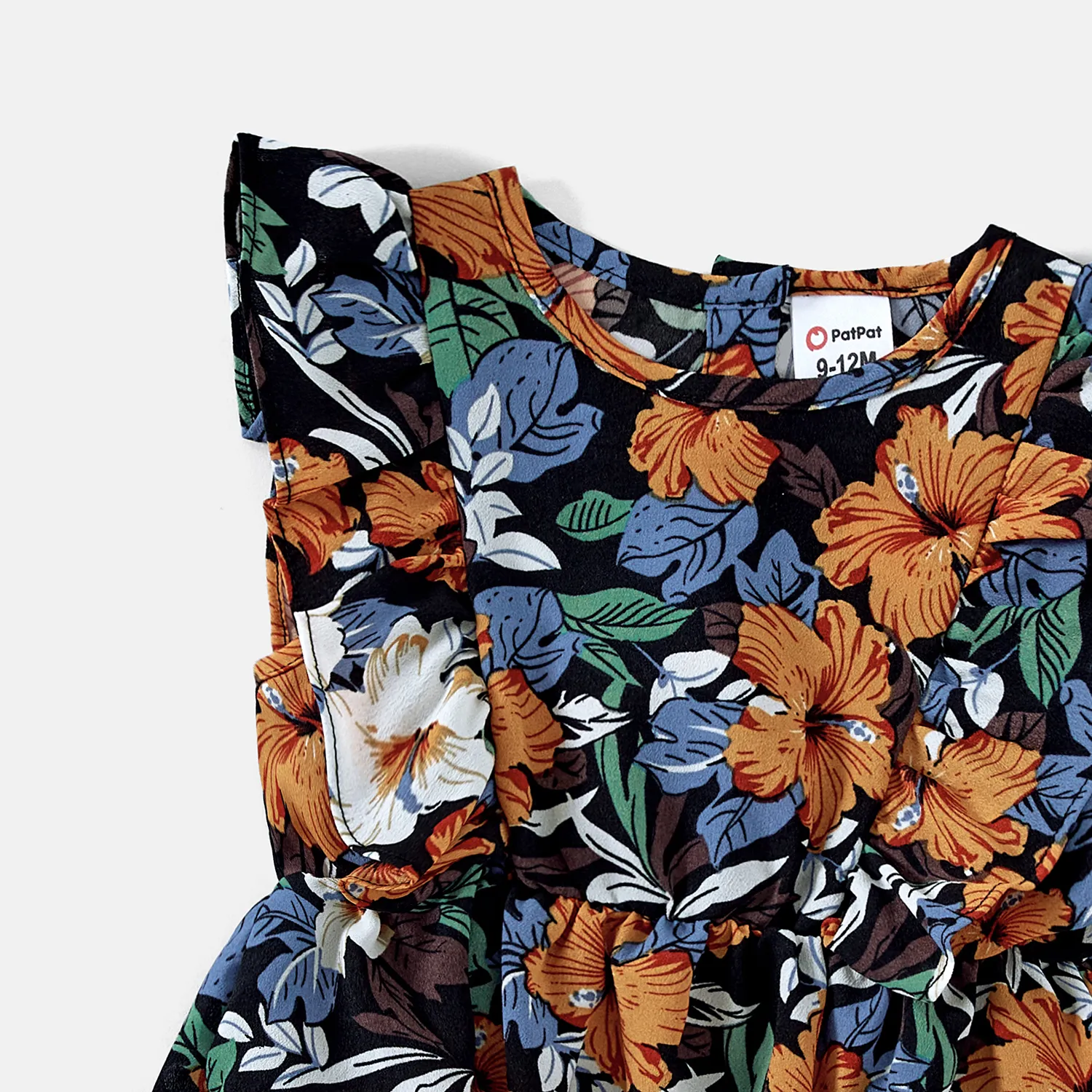 Mommy and Me Floral Panel Tank Dresses with Headband Set  image 3