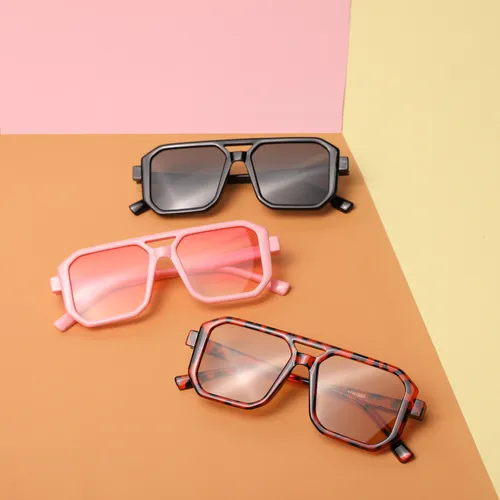 Toddler/Kid Fashion Retro Eyeglass Frame Sunglasses (with Eyeglass Case)
