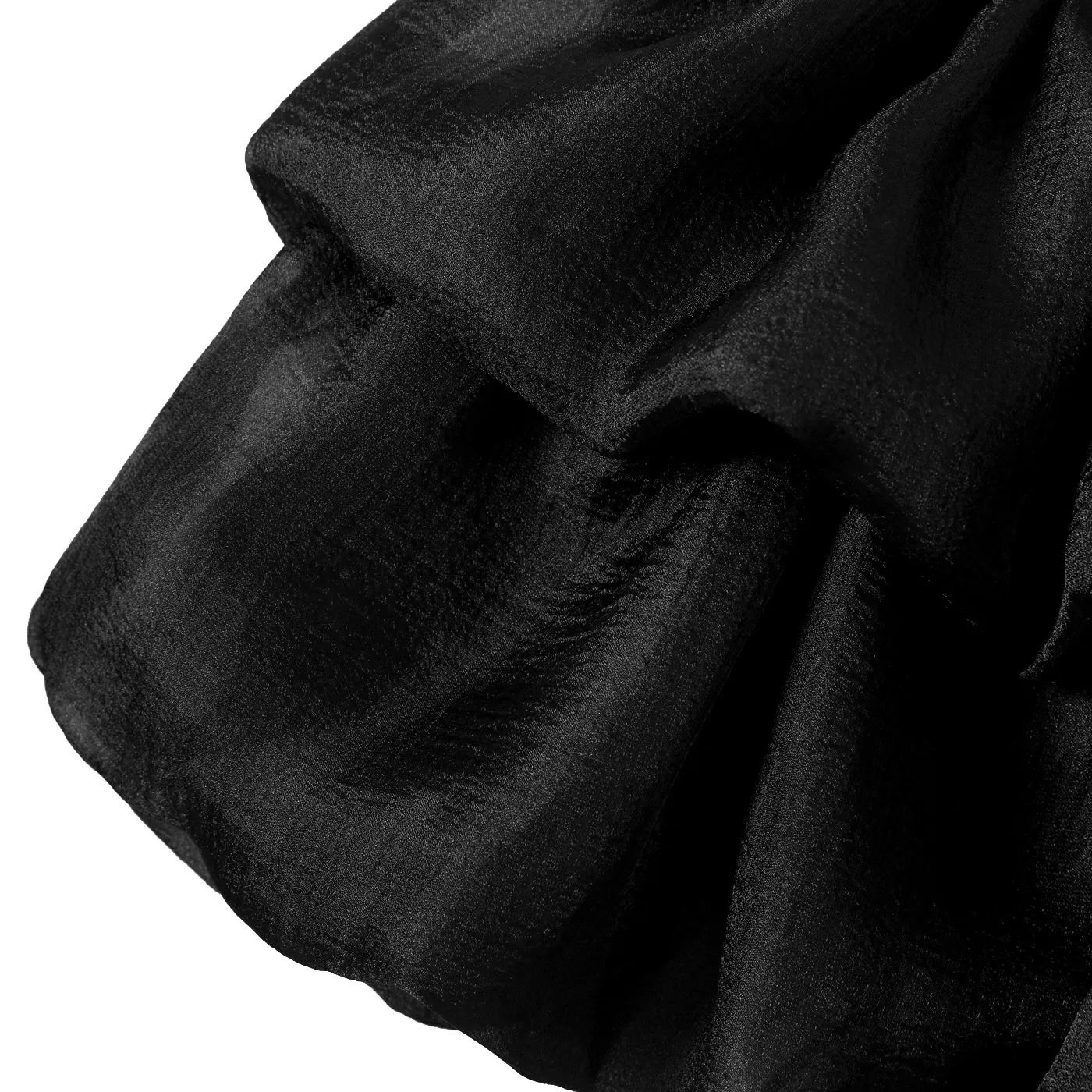 Toddler Girl Solid Mesh Slip Dress Black image 5