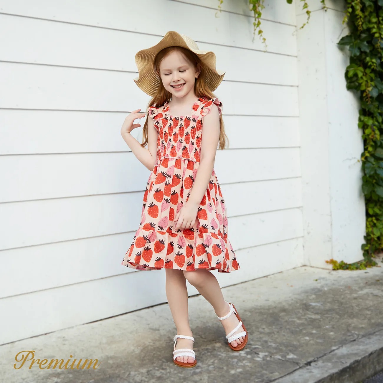 <Sweet Pink Delight> Toddler Girl Layered Mesh Combo Slip Dress / 100% Cotton Smocked Dress / Mesh Combo Tank Dress Rose big image 1