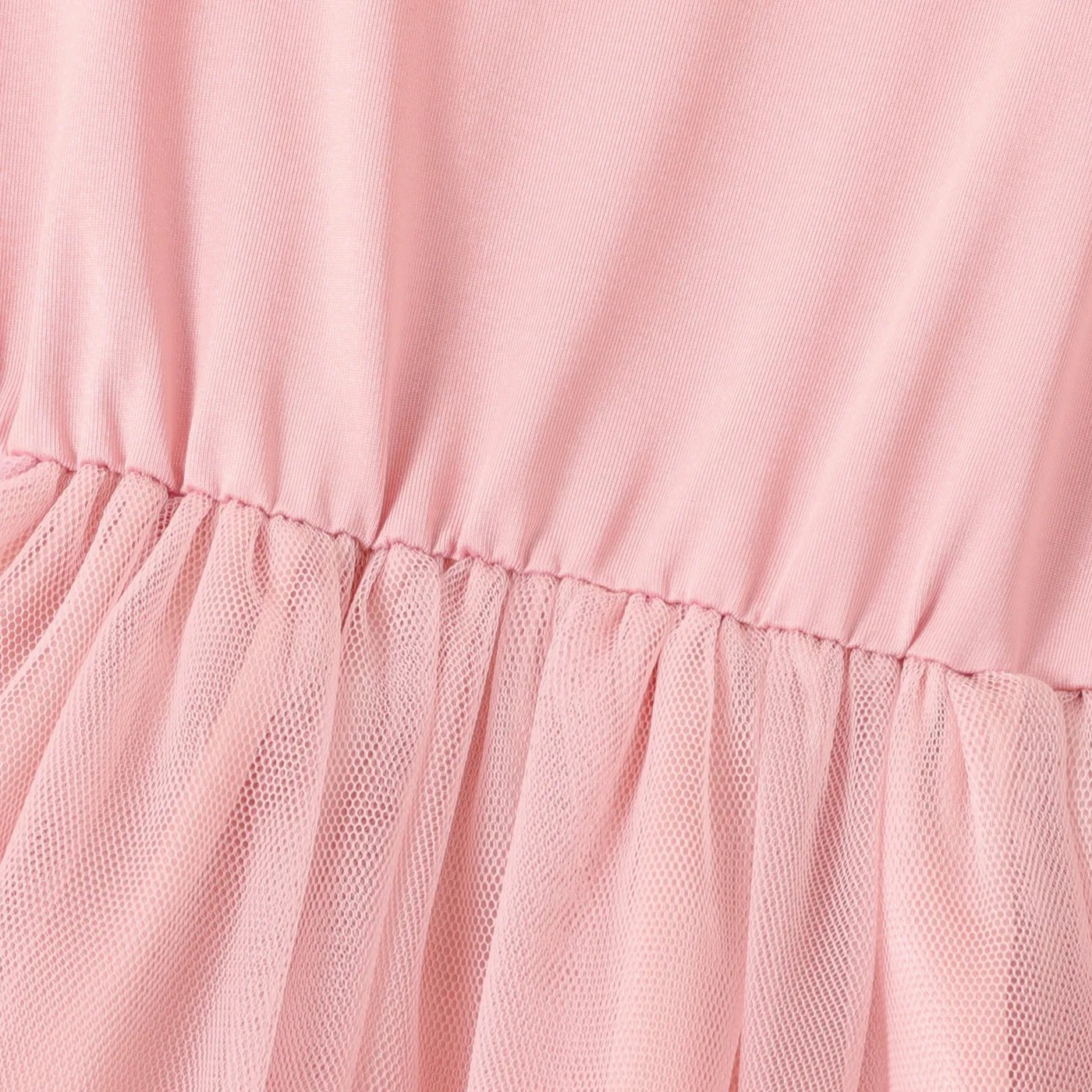 Kid Girl Mesh Solid Slip Dress  image 3