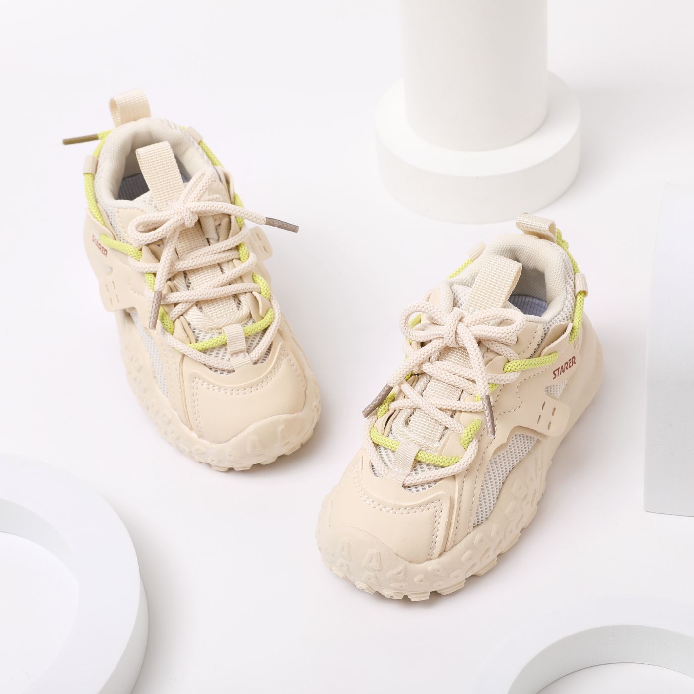 

Toddler/Kid Lace-up Breathable Sporty Shoes