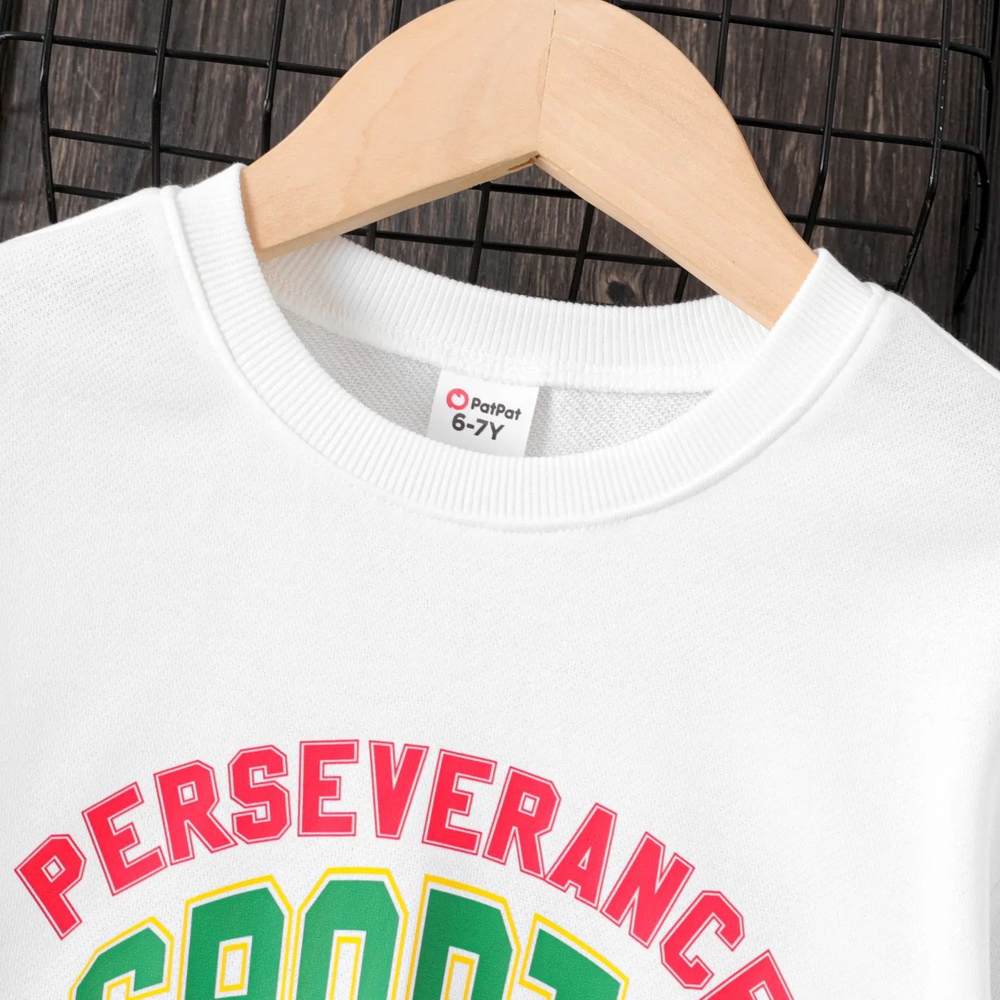 Kid Boy Letters Print Colorblock Long-sleeve Sweatshirt   image 5