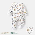 Harry Potter Baby Boy/Girl Graphic Print Long-sleeve Naia™ Jumpsuit Colorful