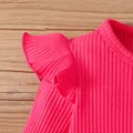 Baby Girl Ruffled Long-sleeve Rib-knit Top   image 4