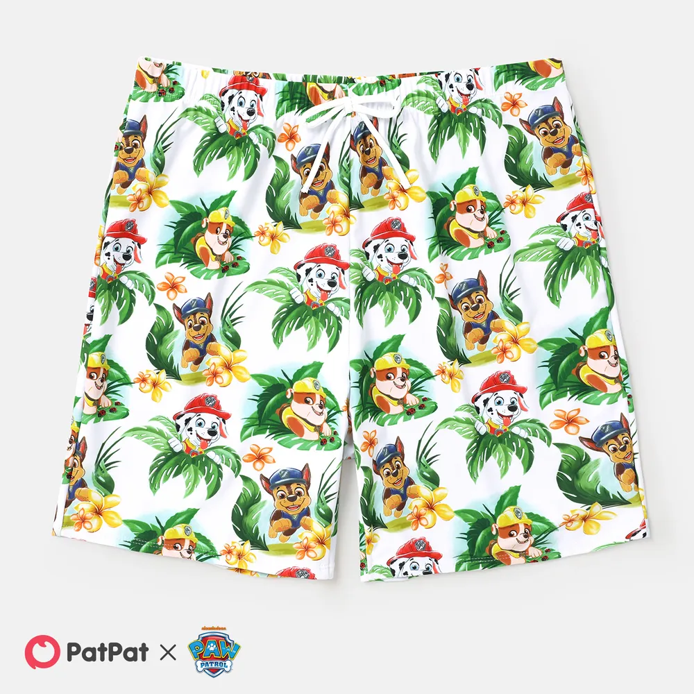PAW Patrol Family Matching Character Print Ruffled One Piece Swimsuit or Swim Trunks Shorts  big image 13