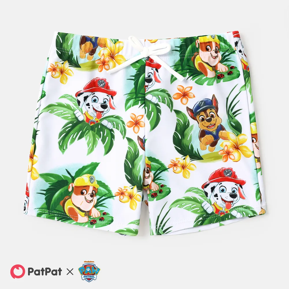 PAW Patrol Family Matching Character Print Ruffled One Piece Swimsuit or Swim Trunks Shorts  big image 1
