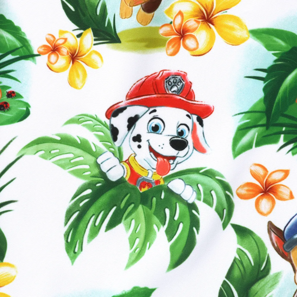 PAW Patrol Family Matching Character Print Ruffled One Piece Swimsuit or Swim Trunks Shorts  big image 3