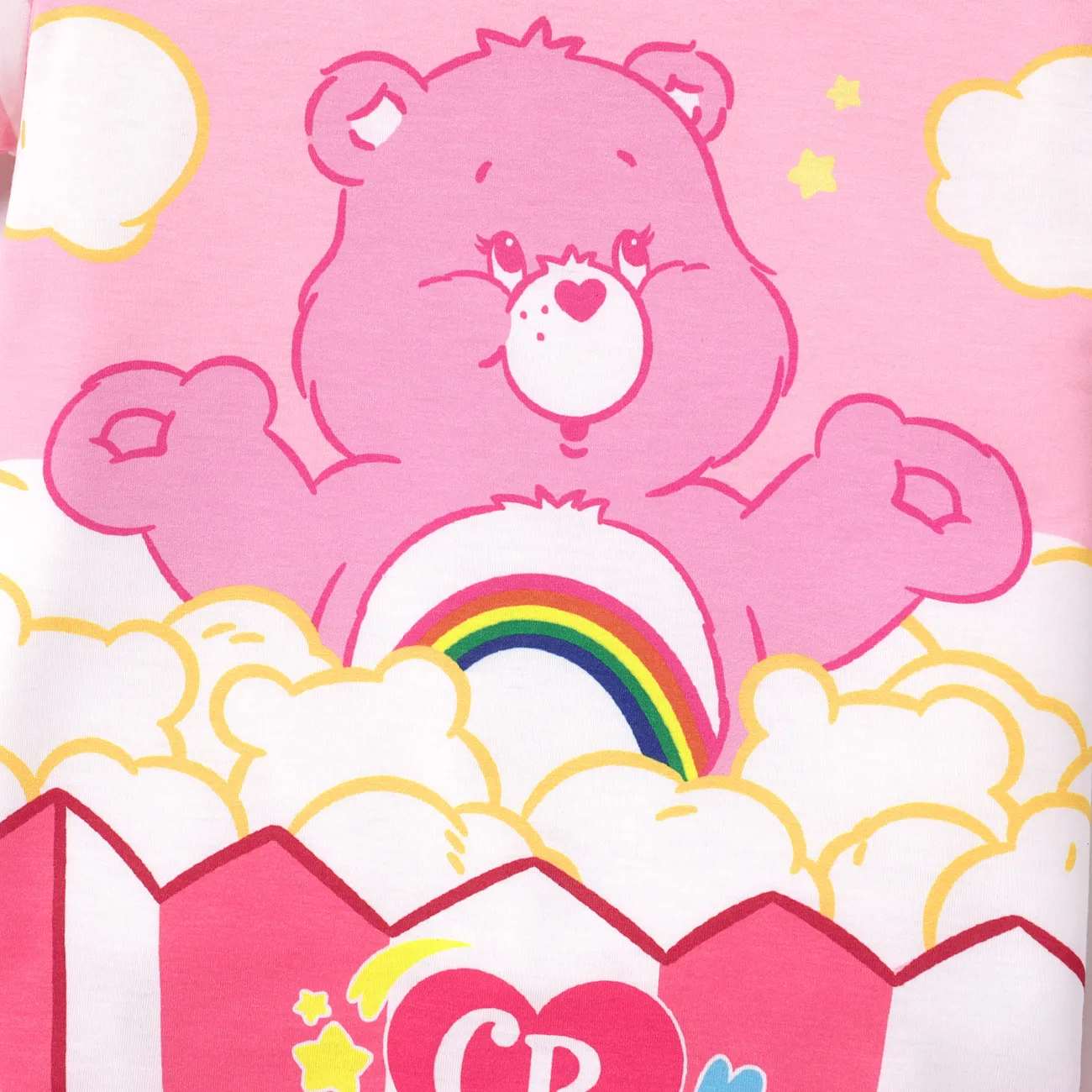Gli Orsetti del Cuore Bambino piccolo Unisex Infantile Orso Manica corta Maglietta Rosa big image 1