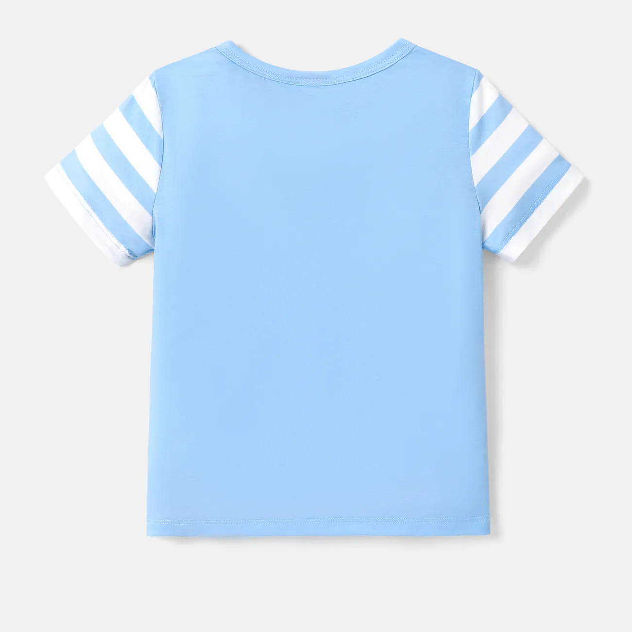 Ositos Cariñositos Niño pequeño Unisex Infantil Oso Manga corta Camiseta Azul big image 1