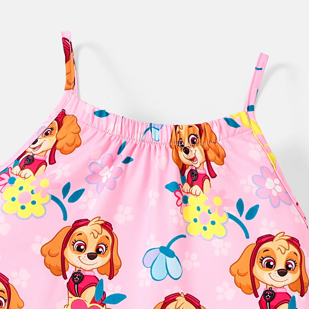 Helfer auf vier Pfoten Kleinkinder Mädchen Kindlich Hund Baby-Overalls rosa big image 1