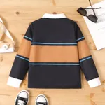 Kid Girl Front Buttons Lapel Collar Long-sleeve Top  image 2