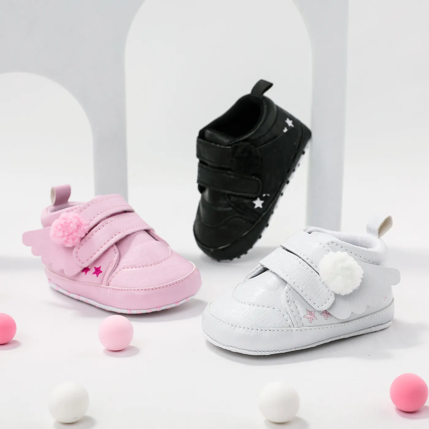 Baby/Toddler Stars print Velcro Prewalker Shoes  image 6