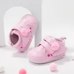 Baby/Toddler Stars print Velcro Prewalker Shoes Pink