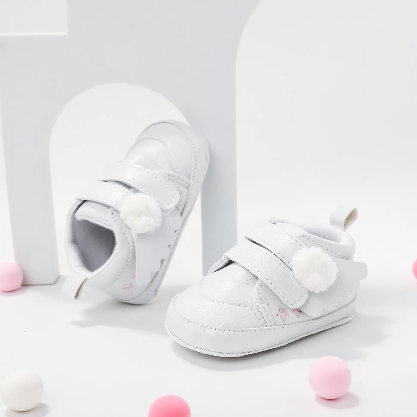 Baby/Toddler Stars Print Velcro Prewalker Shoes