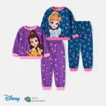 Disney Princess Toddler Girl 2pcs Naia™ Character & Floral Print Long-sleeve Pullover Sweatshirt and Pants Set   image 6