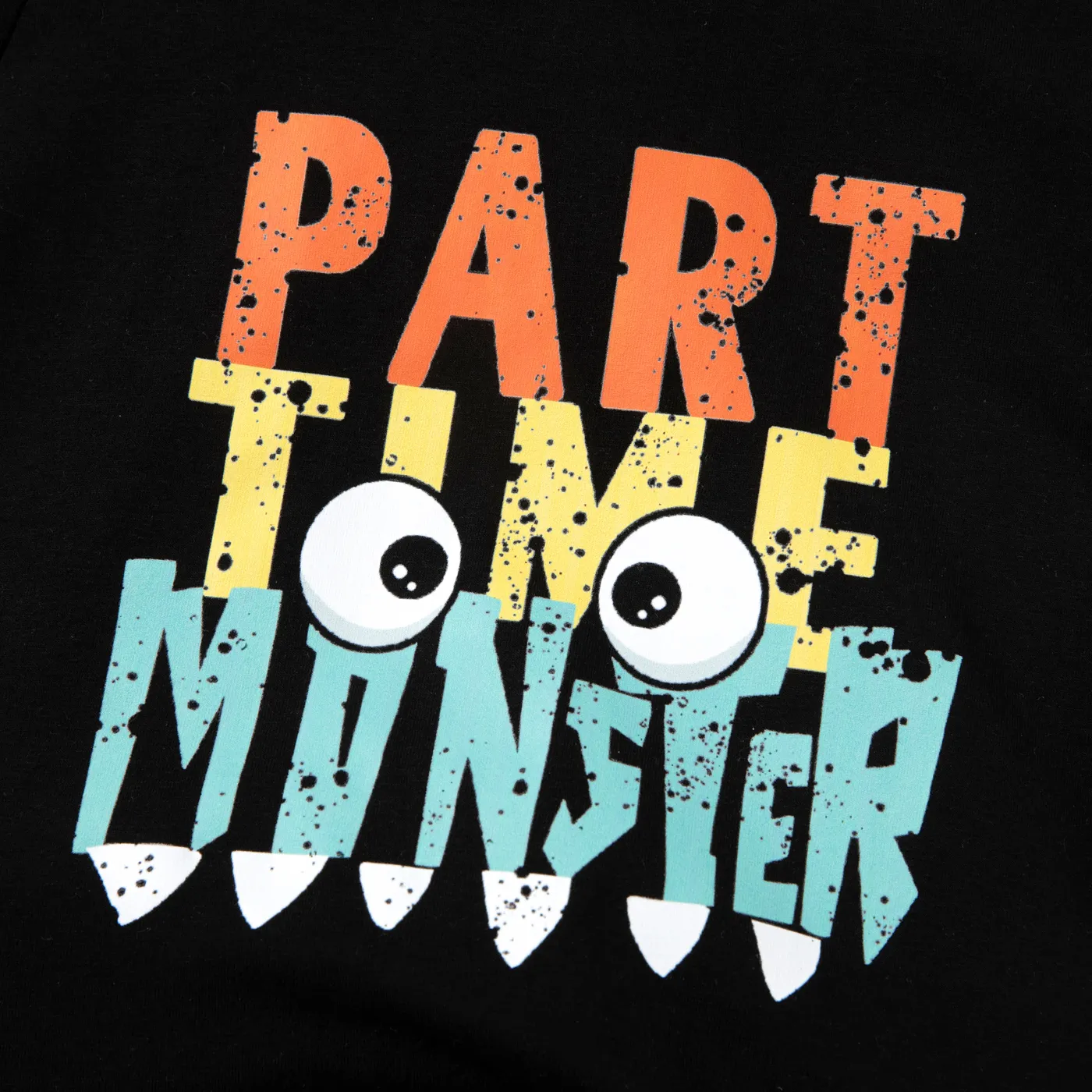 2pcs Toddler Boy 100% Cotton Letter Print Tee and Ripped Denim Shorts Set   image 4