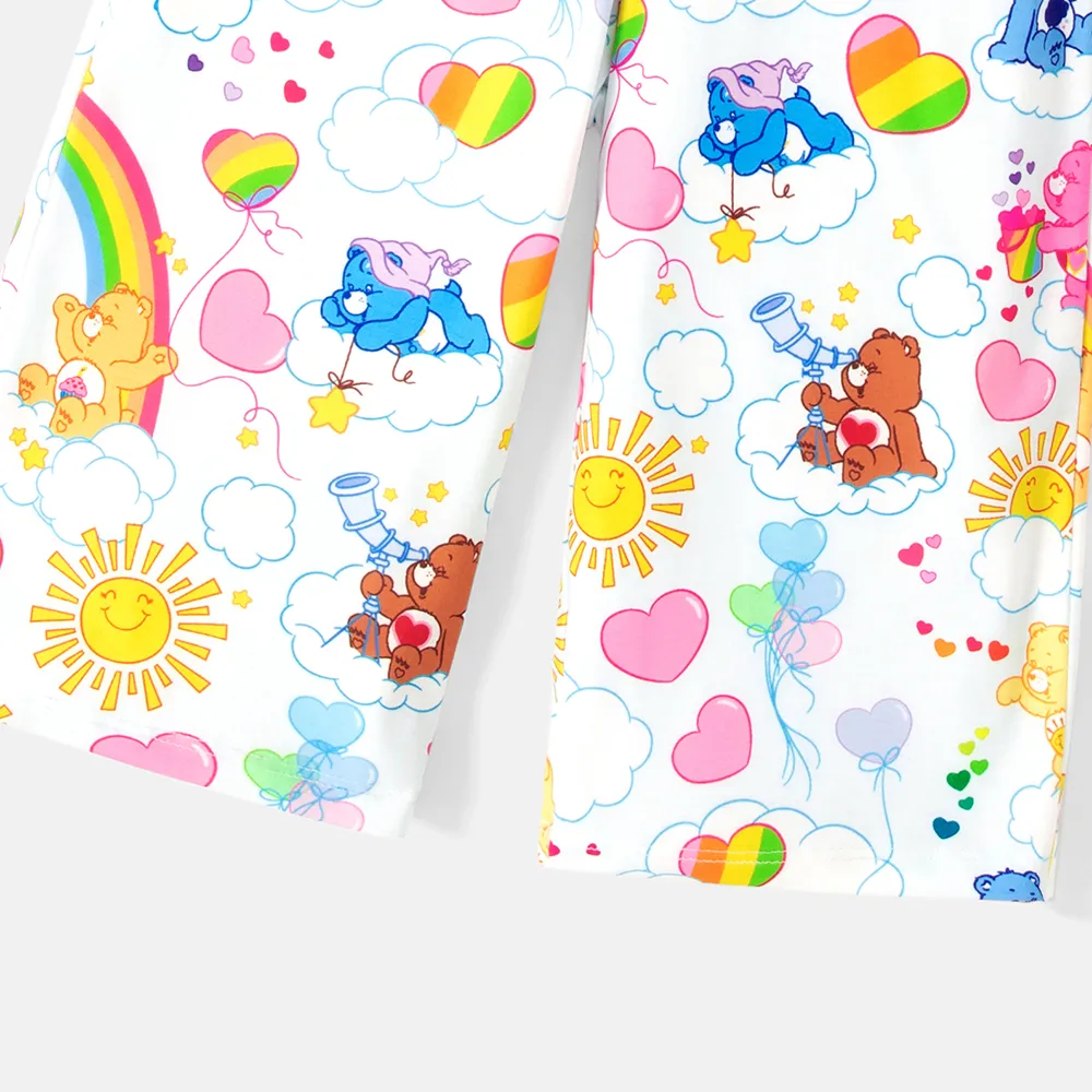 Care Bears Toddler Girl Naia™ Allover Print Cami Jumpsuit Colorful image 5