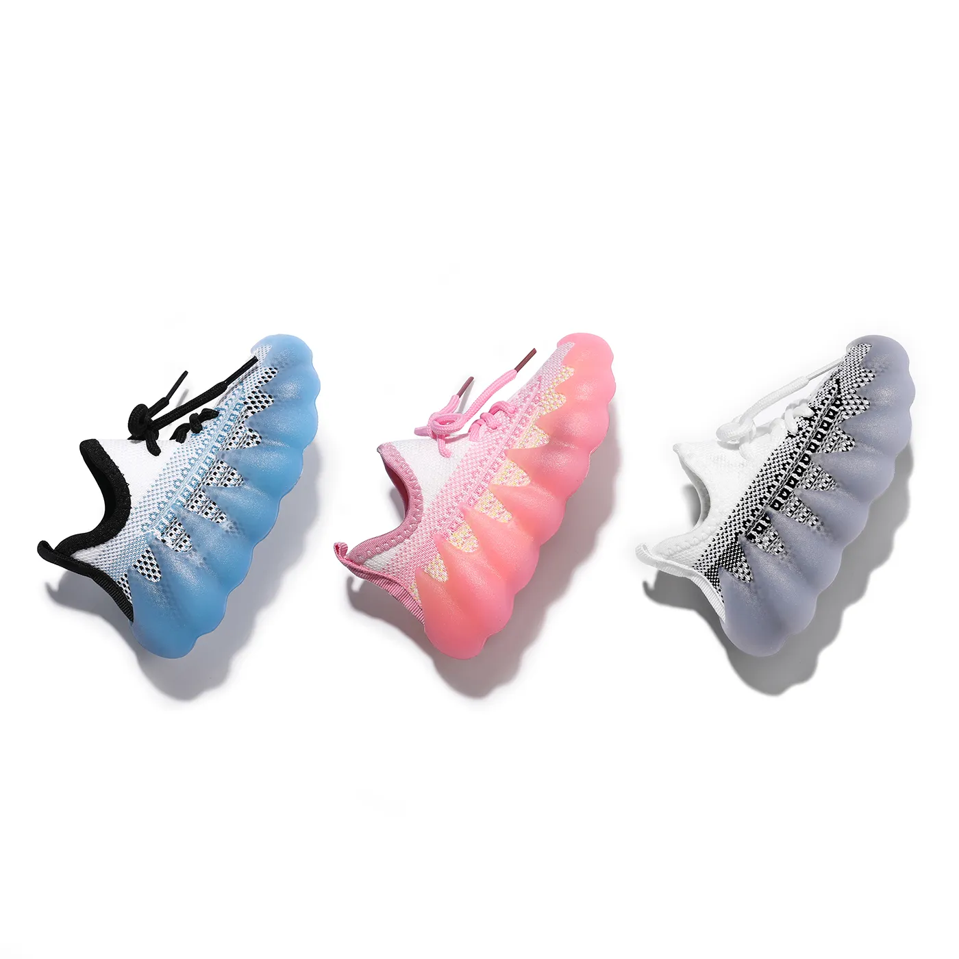 Toddler/Kid Ombre Lace-up Front Soft Sole Sport Shoes