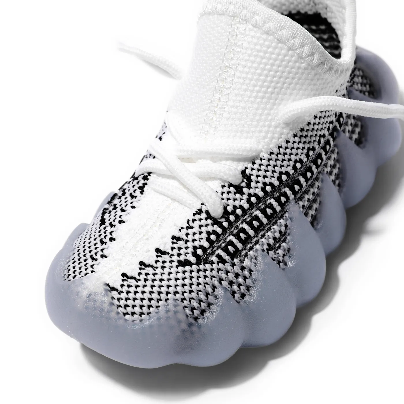 Toddler/Kid Ombre Lace-up Front Soft Sole Sport Shoes White image 5