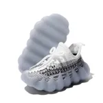 Toddler/Kid Ombre Lace-up Front Soft Sole Sport Shoes White