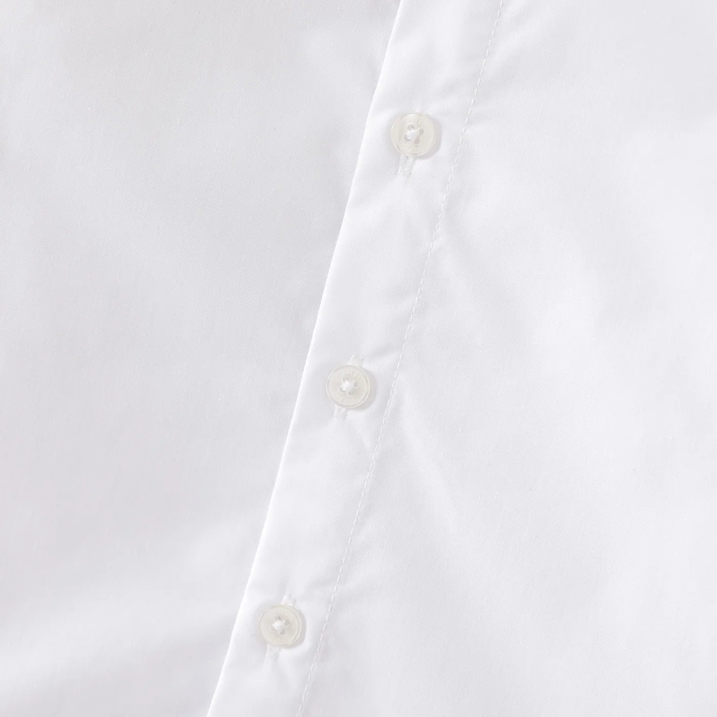 Toddler Boy/Girl School Uniform Long-sleeve Solid Shirt White image 4