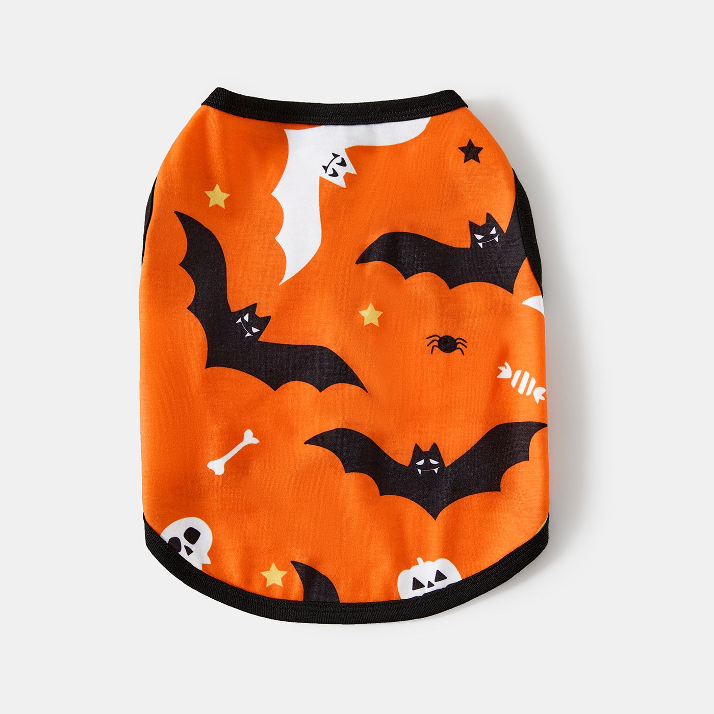 Halloween Famille Matching Couleur Unie Bat Ghost Print Pyjamas (Résistant Aux Flammes)