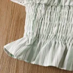 Kid Girl 100% Cotton Textured Ruffled Mixed Striped Print Camisole  image 4