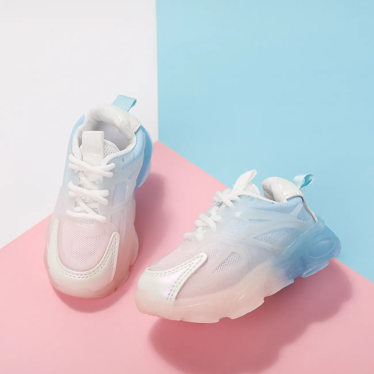 Toddler/Kid Gradient Design Breathable Casual Sports Shoes big image 1