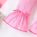 2pcs Toddler Girl Strawberry Print Ruffled Camisole and Flared Pants Set   image 6