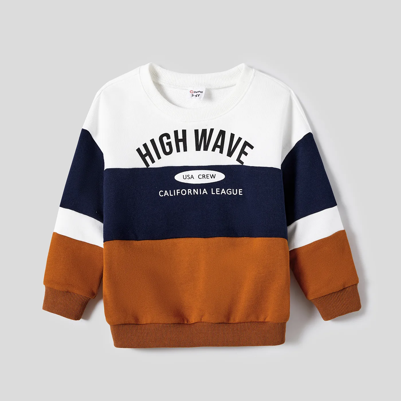 Family Matching letter and Colorblock Tops  image 2