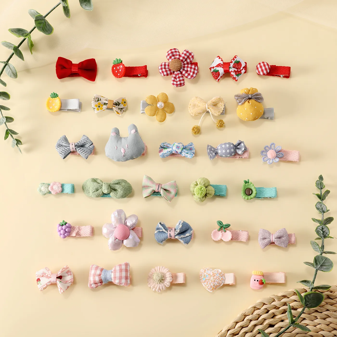 5-pack Toddler/Kid Cute Handmade Hairpin  image 6