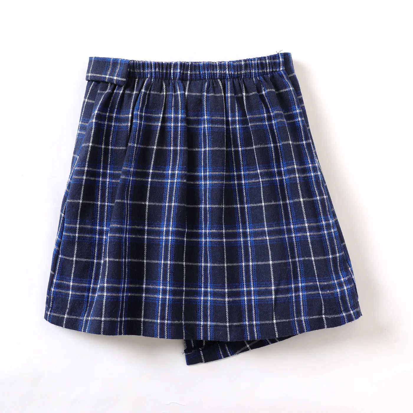 Kid Girl Plaid Skirt  Blue image 5