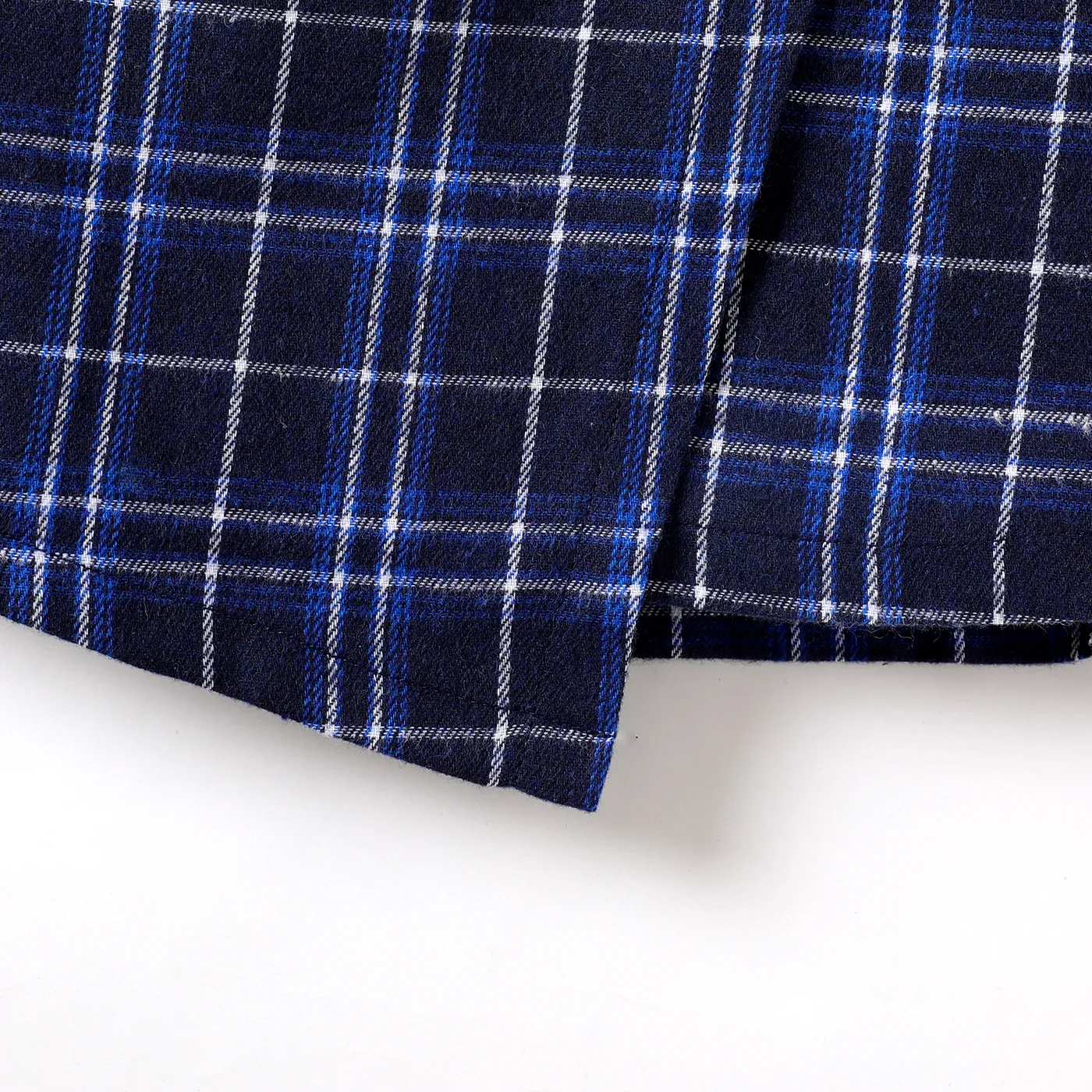Kid Girl Plaid Skirt  Blue image 4