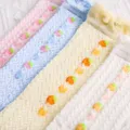 4件裝嬰幼兒網眼草莓圖案防蚊舒適襪子  image 5