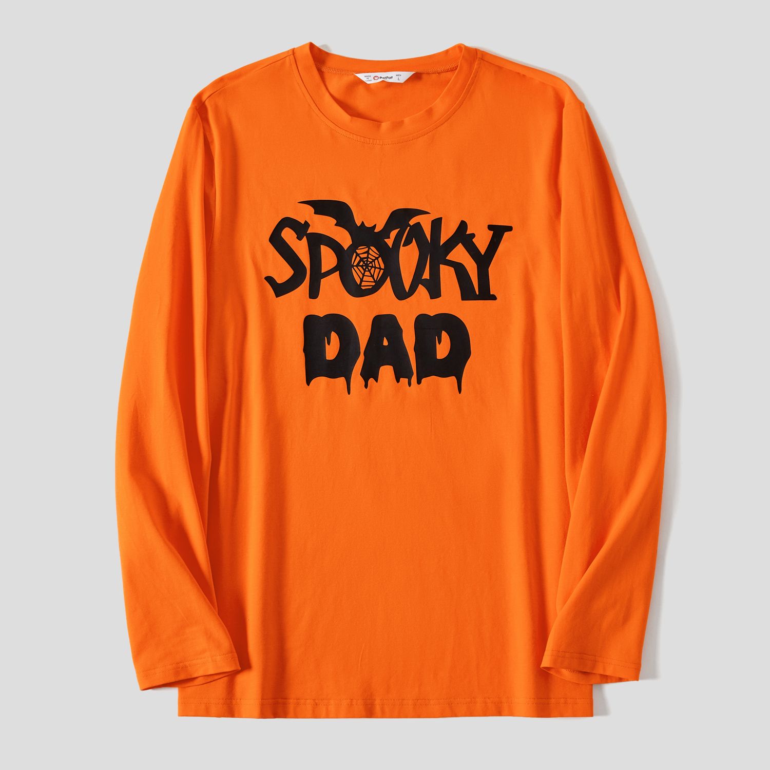 

Halloween Family Matching Allover Ghost and Letter Print Long-sleeve Sweatshirts