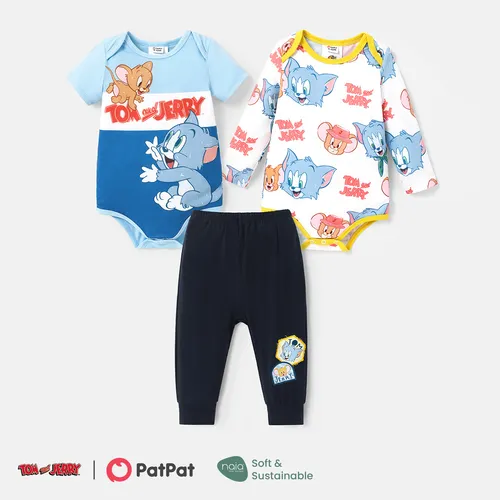Tom and Jerry Baby Boy Naia™ Character Print Onesies / Pants