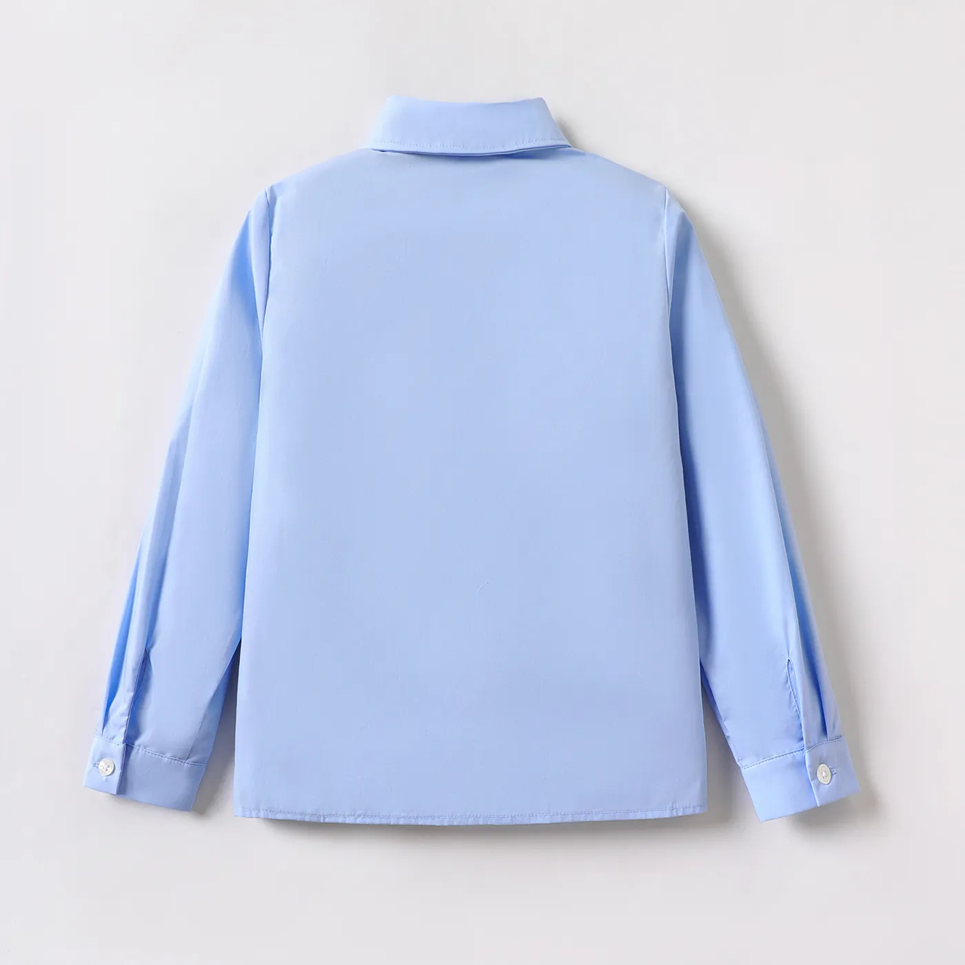 Kid Girl School Uniform Buttons Front Long-sleeve Shirt  image 6